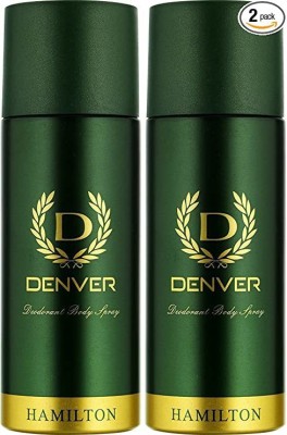 DENVER Hamilton Deodorant All Day Body Spray Combo- For Men Deodorant Spray  -  For Men(330 ml, Pack of 2)