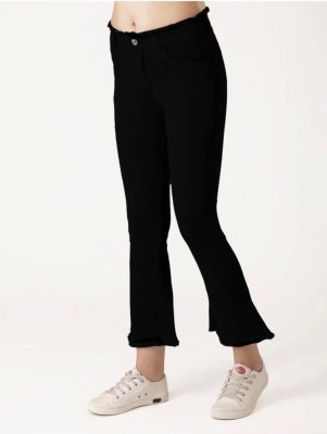 Trendylook Flared Women Black Jeans