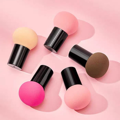 FEGURO Soft Mushroom Shape 5 Pcs Beauty Blender for Cream and Powder Sponge