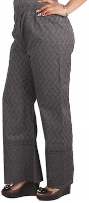 SriSaras Regular Fit Women Grey Trousers