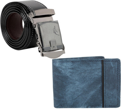 HENEDA Wallet & Belt Combo(Multicolor)