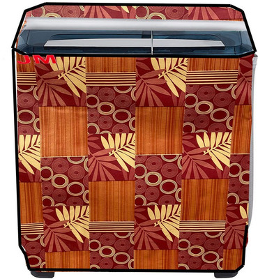 Delideal Semi-Automatic Washing Machine  Cover(Width: 89 cm, Brown, Oregon)
