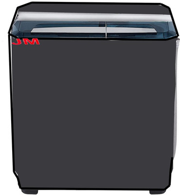 JM Homefurnishings Semi-Automatic Washing Machine  Cover(Width: 83 cm, Gray)