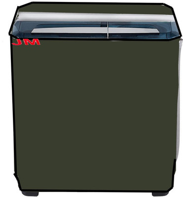 JM Homefurnishings Semi-Automatic Washing Machine  Cover(Width: 83 cm, Military)