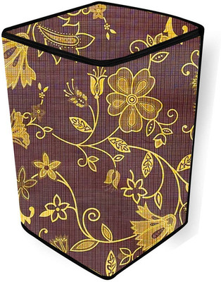 KVAR Top Loading Washing Machine  Cover(Width: 67 cm, Dark Brown, Gold)