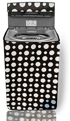 KVAR Top Loading Washing Machine  Cover(Width: 72 cm, Black, White)