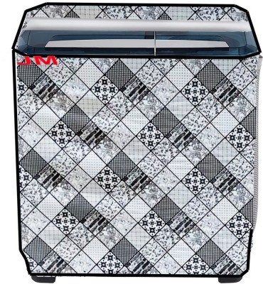 JM Homefurnishings Semi-Automatic Washing Machine  Cover(Width: 83 cm, Tacao, Rob Roy)