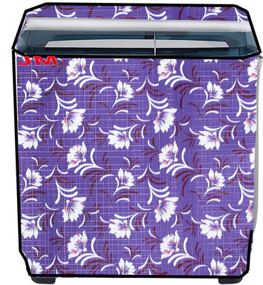 JM Homefurnishings Semi-Automatic Washing Machine  Cover(Width: 82 cm, Violet)