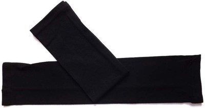 Apastra Nylon Arm Sleeve For Boys With Tattoo(M, Black)