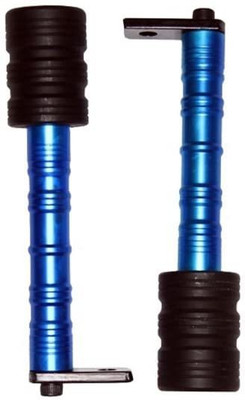 acube mart Premium Frame Sliders Compatible With/For Yamaha R15 V3 & MT 15 (BLUE) Bike Crash Guard(Universal For Bike)