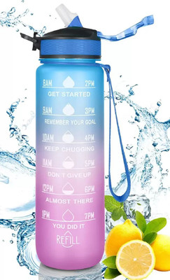 Jannick 1000 ml Silicone Bottle(Pack of 1, Multicolor)