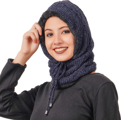 Dressify Self Design Beanie Cap