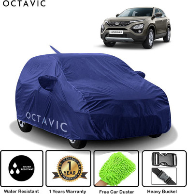 octavic Car Cover For Tata Harrier (With Mirror Pockets)(Blue)