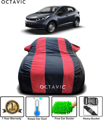 octavic Car Cover For Tata Altroz XM Diesel (With Mirror Pockets)(Red)