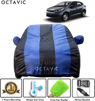 octavic Car Cover For Tata Altroz XM Diesel (With Mirror Pockets)(Blue)
