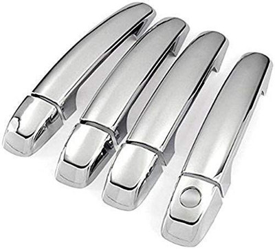 Giinix Car Chrome Plated Front and Rear Door Handle Cover Car Grab Handle Cover