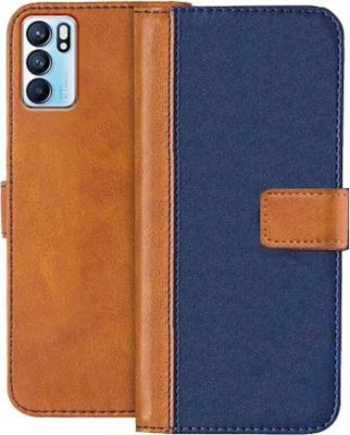NxtGenT Flip Cover for Oppo Reno 6 Pro 5G(Multicolor, Dual Protection, Pack of: 1)