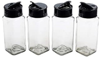 Coozico Glass Pickle Jar  - 120 ml(Pack of 4, Clear)
