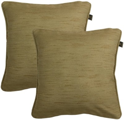 Lushomes Polyester Cushions Cover(Pack of 2, 30 cm*30 cm, Beige)