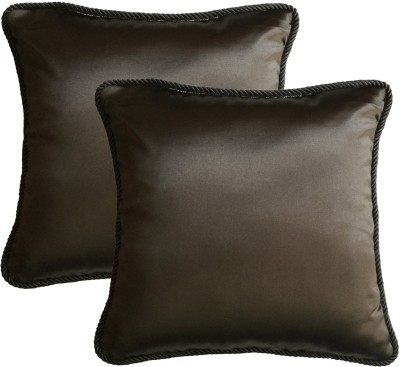 Lushomes Plain Cushions Cover(Pack of 2, 40 cm*40 cm, Grey)