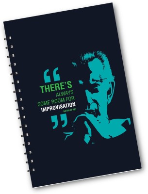 Desi Feriwala Satyajit Ray A5 Notebook Unruled 100 Pages(Blue)