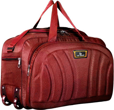 TOPMOON FASHION (Expandable) TRAVEL TROLLEY LUGGAGE BAG Duffel With Wheels (Strolley)