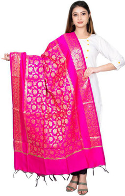 The SDF India Art Silk Woven Women Dupatta