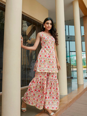 PARI A1 Women Kurta Sharara Set