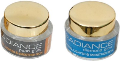 Ahsan Radiance Diamond Glow Day Cream & Pearl Glow Night Cream Set of 2(30 g)