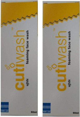 Cutiwash foaming face wash (pack of 2) 2* 60 ml Face Wash(120 ml)