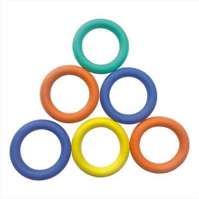 Owlix Tennikoit Rubber Ring Simple Ring Plain Ring ( Pack of 6) Rubber Tennikoit Ring(Pack of 6)