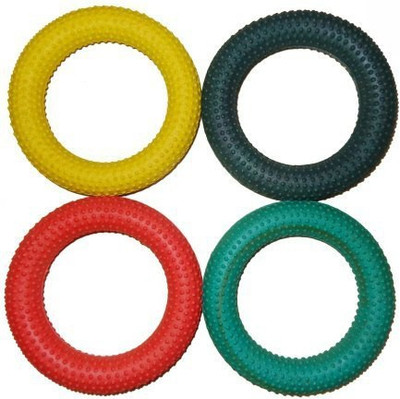 HACKERX Tennikoit Ring Rubber Ring Dotted Ring ( Pack of 4) Rubber Tennikoit Ring(Pack of 4)