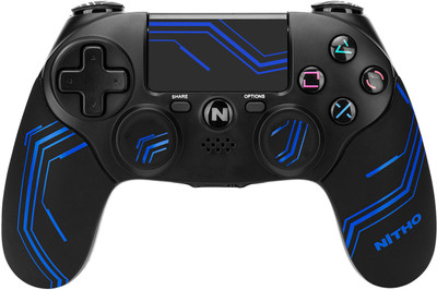 Nitho MLT-ADOB-BK Bluetooth  Gamepad(Black/Blue, For PS4, PS5, PC)