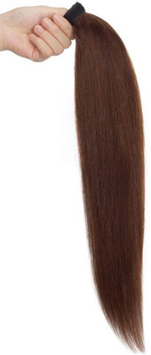 MoonEyes Ponytail Extensions Tie Up Ponytail Clip in  Extensions piece Binding Pony Tail Extension for Girl Lady in Brown color Hair Extension