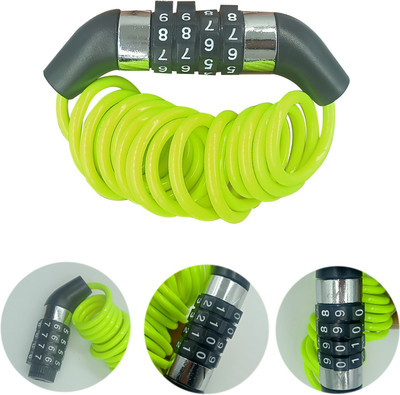 AutoGnix Aluminium Combination Lock For Helmet