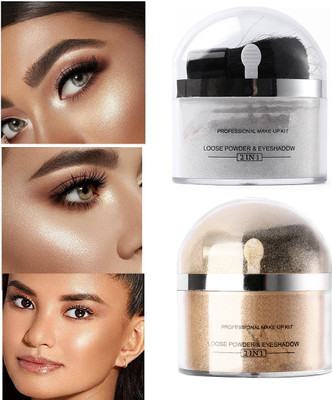 ADJD Best Illumination Face Makeup powder Highlighter [Silver / Gold ] Highlighter(GOLD, SILVER)