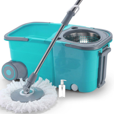 V-MOP Double Bucket Mop -025 Mop Set(Multicolor)