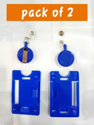 Dey 's stationery store Plastic ID Badge Holder(Pack of 2)