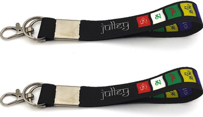 QualityAJ Tibetan Ladakh Prayer Words Lanyard Keychain ,pack of 2 Key Chain