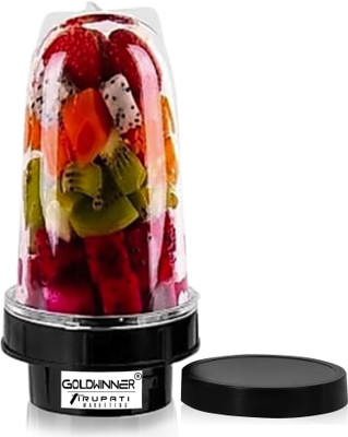 Goldwinner Heavy Bullet Jar for Mixer Grinder Large 530 ML ABS Transparent Mixer Juicer Jar Mixer Juicer Jar(530 ml)