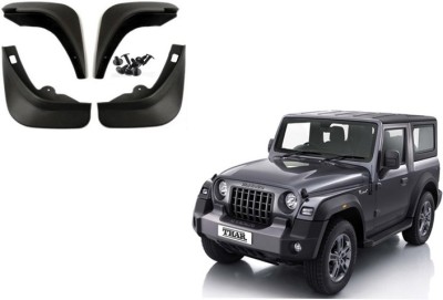 ASRAUTO Rear Mud Guard, Front Mud Guard For Mahindra Thar DI 4X4 2018, 2021(Black)