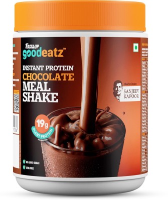 Fast&Up GoodEatz Meal Shake| Tasty Meal Replacement |No Added Sugar- 20 Scoops Protein Shake(405 g, Chocolate)