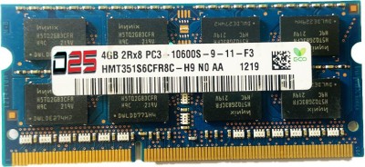 D25 HIGH QUALITY 4GB DDR3 1333MHz (1066) LAPTOP RAM With 3 Year Warranty DDR3 4 GB (Dual Channel) Laptop 4GB DDR3 1333MHz Laptop/Notebook RAM (Memory) SO-DIMM | PC3-10600 2Rx8 Dual Rank (4GB DDR3 1333Mhz (1066) LAPTOP RAM Compatible For Hynix&Kingston Ram)(Green)