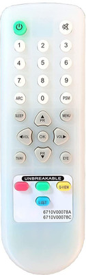 BhalTech 6710V00078C 6710V00078A TV Unbreakable Compatible for LG TV Remote Controller(White)