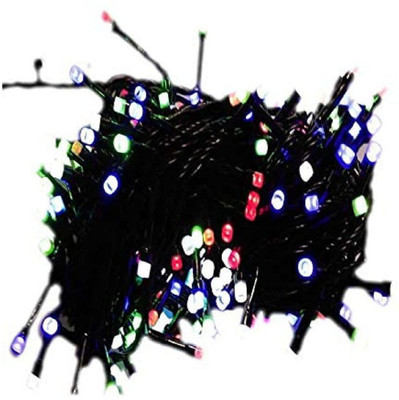 ravariya graphics 30 LEDs 7.98 m Multicolor Flickering Bulb Rice Lights(Pack of 1)