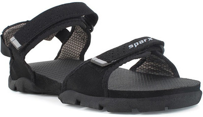 Sparx Boys & Girls Velcro Sports Sandals(Black , 7-8 Years)