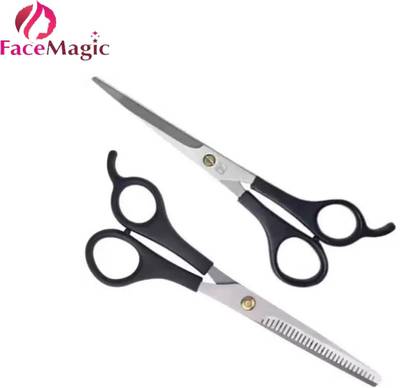 FACE MAGIC Stainless Steel Hair Cutting & Trimming Scissors set of 2 Scissors - Price History FACE MAGIC Stainless Steel Hair Cutting & Trimming Scissors set of 2 Scissors - Price History