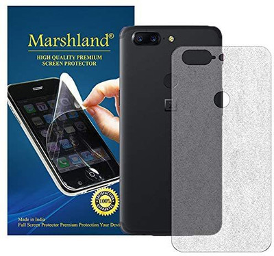 MARSHLAND Back Screen Guard for Protector Flexible Anti Scratch Oleo Phobic Coating Anti Glare Matte Finish, OnePlus 5T(Pack of 1)
