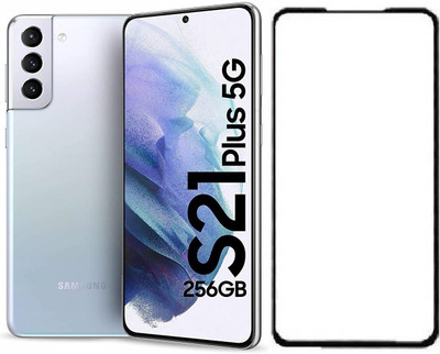 VIGHNAD Edge To Edge Tempered Glass for Samsung S21 Plus, Samsung Galaxy S21 Plus(Pack of 1)