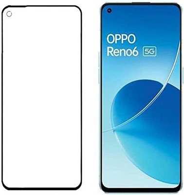 MR WIWU Edge To Edge Tempered Glass for Oppo Reno 6(Pack of 1)